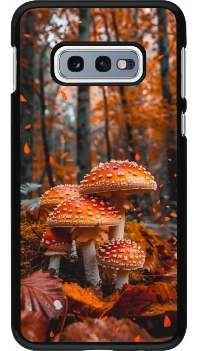 Samsung Galaxy S10e Case Hülle - Autumn 26 Mushrooms in the woods