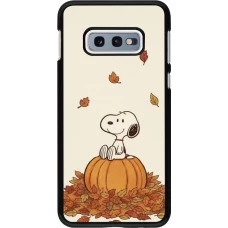 Samsung Galaxy S10e Case Hülle - Autumn 26 Snoopy autumn