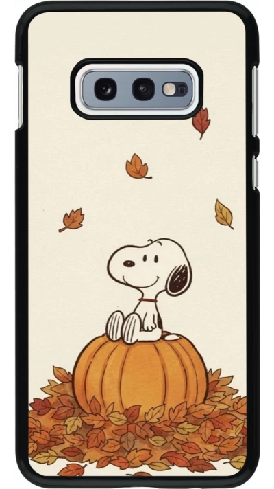 Samsung Galaxy S10e Case Hülle - Autumn 26 Snoopy autumn