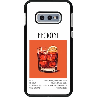 Samsung Galaxy S10e Case Hülle - Cocktail Rezept Negroni