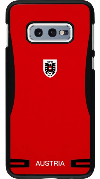 Samsung Galaxy S10e Case Hülle - O?sterreich 2026 personalisierbares Fussballtrikot