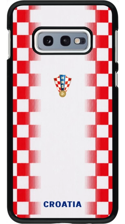 Samsung Galaxy S10e Case Hülle - Kroatien 2026 personalisierbares Fussballtrikot