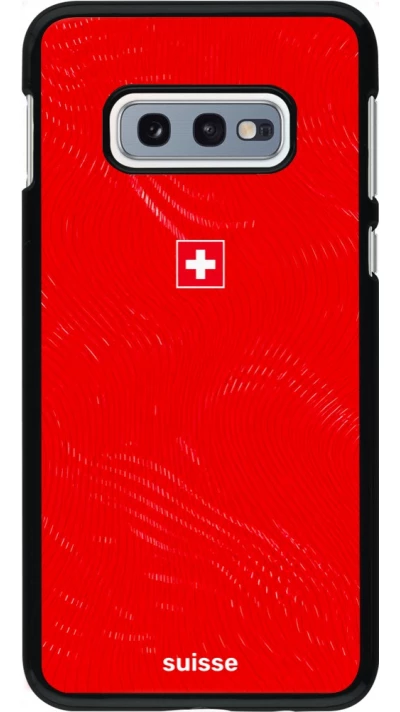 Coque Samsung Galaxy S10e - Maillot de football Suisse 2026 personnalisable