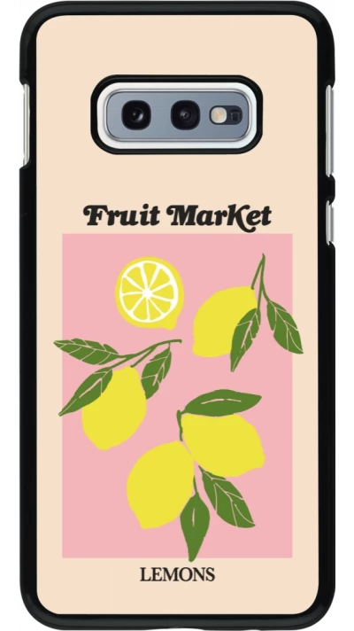 Coque Samsung Galaxy S10e - Fruit market lemons 2026