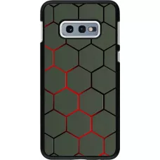 Hülle Samsung Galaxy S10e - Geometric Line red
