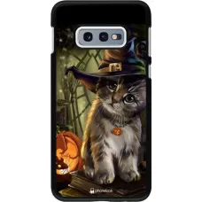 Hülle Samsung Galaxy S10e - Halloween 21 Witch cat