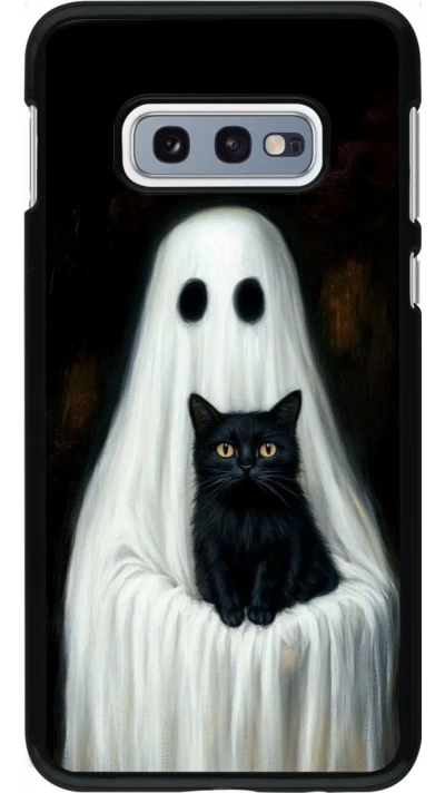 Coque Samsung Galaxy S10e - Halloween 2025 Ghost with black cat