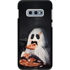Coque Samsung Galaxy S10e - Halloween 2026 Ghost eating pizza