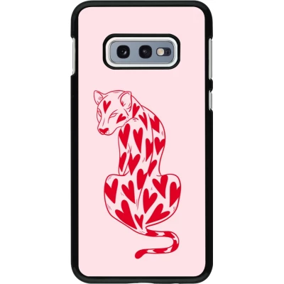 Samsung Galaxy S10e Case Hülle - Leopard with hearts 2026