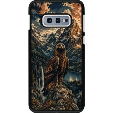 Samsung Galaxy S10e Case Hülle - Linocut Steinadler