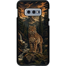 Samsung Galaxy S10e Case Hülle - Linocut Luchs