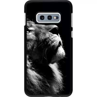 Hülle Samsung Galaxy S10e - Lion looking up