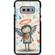 Samsung Galaxy S10e Case Hülle - Little Angel Sketch Love