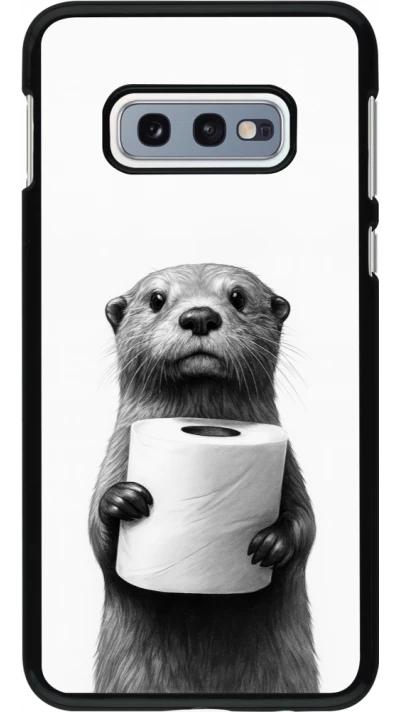 Samsung Galaxy S10e Case Hülle - Otter Toilettenpapier