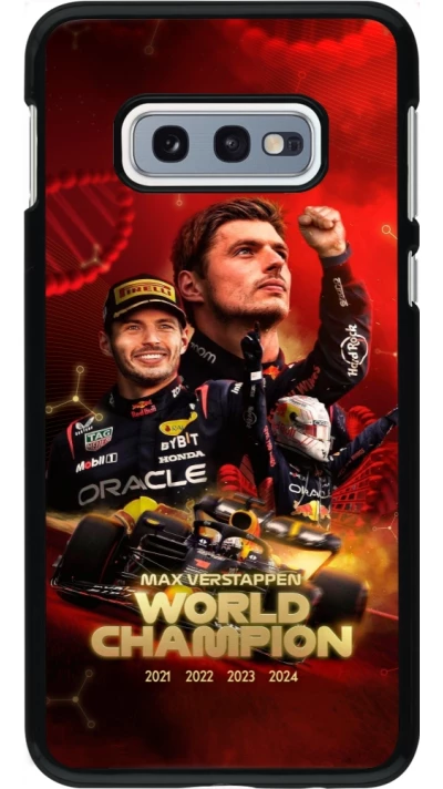 Coque Samsung Galaxy S10e - Max Verstappen Champion 2023
