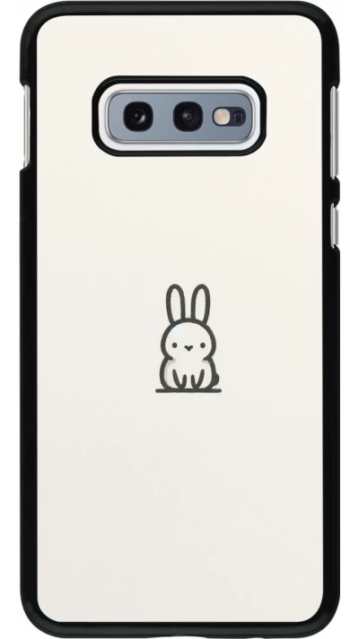 Coque Samsung Galaxy S10e - Minimal bunny cutie