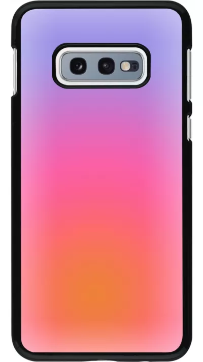 Coque Samsung Galaxy S10e - Orange Pink Blue Gradient