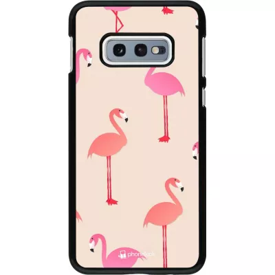 Hülle Samsung Galaxy S10e - Pink Flamingos Pattern