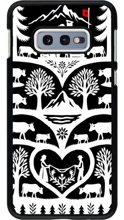 Coque Samsung Galaxy S10e - Poya Suisse 2 noir