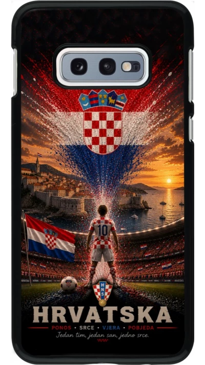 Coque Samsung Galaxy S10e - Football Croatie splash 2026