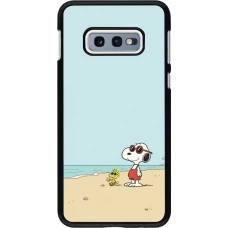 Coque Samsung Galaxy S10e - Snoopy on the beach Summer 2026