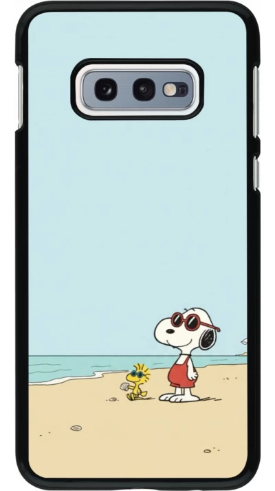 Coque Samsung Galaxy S10e - Snoopy on the beach Summer 2026