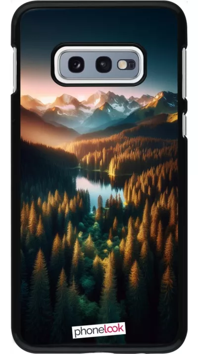Coque Samsung Galaxy S10e - Sunset Forest Lake