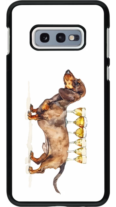 Coque Samsung Galaxy S10e - Wine Teckel