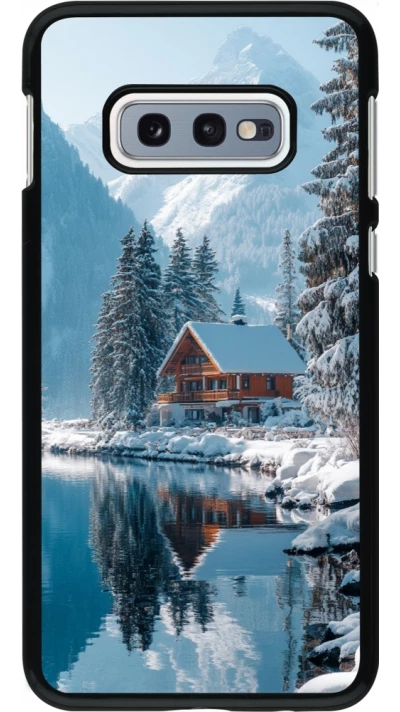 Coque Samsung Galaxy S10e - Winter 25 Winter house forest day