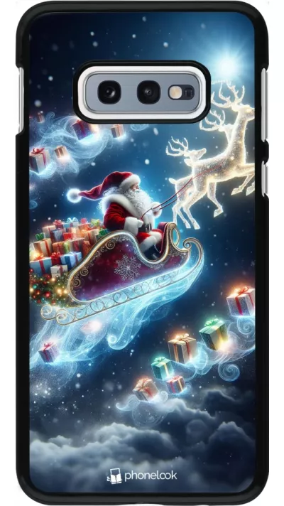 Coque Samsung Galaxy S10e - Noël 2023 Père Noël enchanté