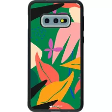 Coque Samsung Galaxy S10e - Silicone rigide noir Abstract Jungle