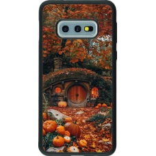 Samsung Galaxy S10e Case Hülle - Silikon schwarz Autumn 26 Hobbit house