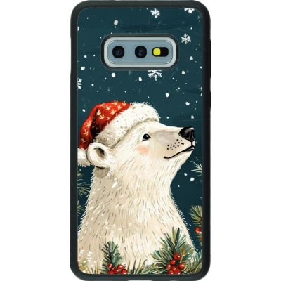 Samsung Galaxy S10e Case Hülle - Silikon schwarz Christmas 25 Bear
