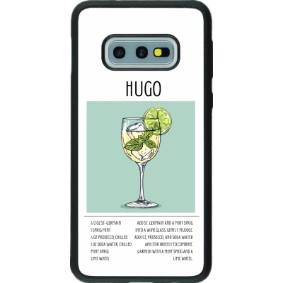 Samsung Galaxy S10e Case Hülle - Silikon schwarz Cocktail Rezept Hugo