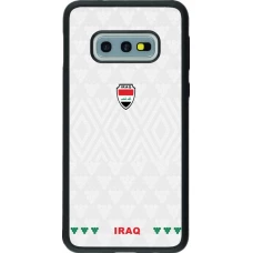 Samsung Galaxy S10e Case Hülle - Silikon schwarz Irak 2026 personalisierbares Fussballtrikot
