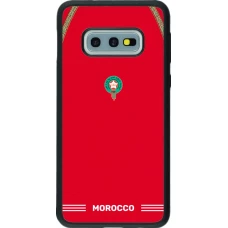 Samsung Galaxy S10e Case Hülle - Silikon schwarz Marokko 2026 personalisierbares Fussballtrikot