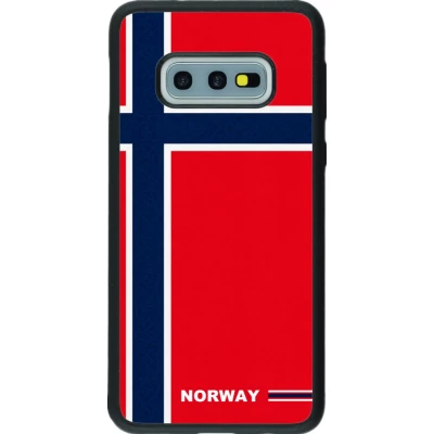 Samsung Galaxy S10e Case Hülle - Silikon schwarz Norwegen 2026 personalisierbares Fussballtrikot