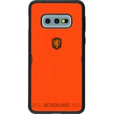 Coque Samsung Galaxy S10e - Silicone rigide noir Maillot de football Pays-Bas 2026 personnalisable