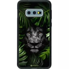 Hülle Samsung Galaxy S10e - Silikon schwarz Forest Lion