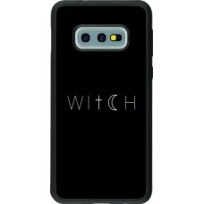 Samsung Galaxy S10e Case Hülle - Silikon schwarz Halloween 22 witch word