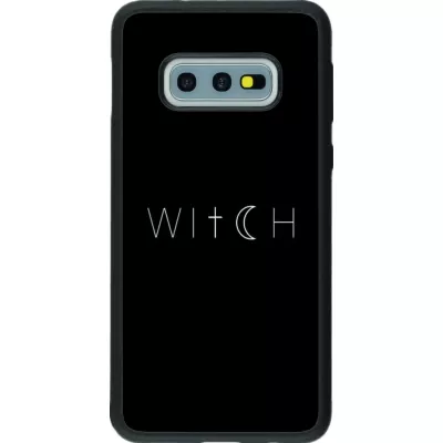 Samsung Galaxy S10e Case Hülle - Silikon schwarz Halloween 22 witch word