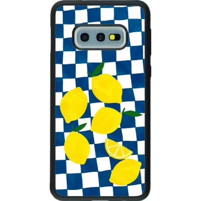 Samsung Galaxy S10e Case Hülle - Silikon schwarz Illustration lemons 2026