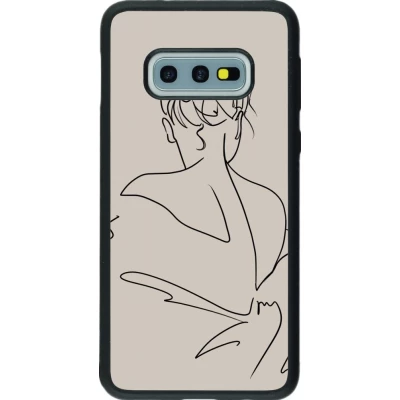 Hülle Samsung Galaxy S10e - Silikon schwarz Salnikova 05