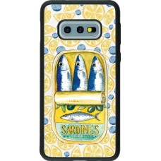 Samsung Galaxy S10e Case Hülle - Silikon schwarz Sardines in oil 2026