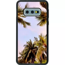 Samsung Galaxy S10e Case Hülle - Silikon schwarz Summer 2023 palm tree vibe
