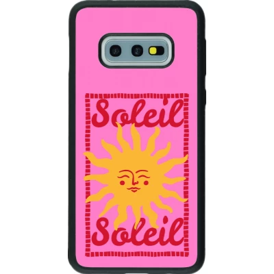 Coque Samsung Galaxy S10e - Silicone rigide noir Sun sun 2026