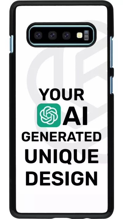 Samsung Galaxy S10+ Case Hülle - 100% einzigartig erstellt dank Deiner Kreativität und künstlicher Intelligenz (KI)