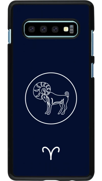 Samsung Galaxy S10+ Case Hülle - Astrologie Widder