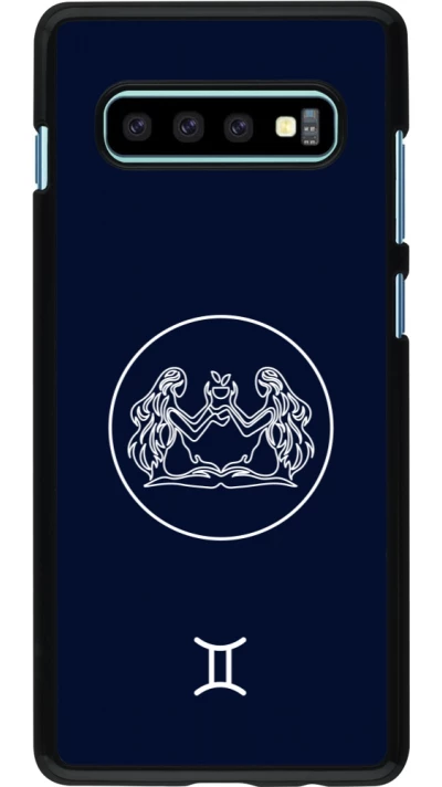 Samsung Galaxy S10+ Case Hülle - Astrologie Zwillinge