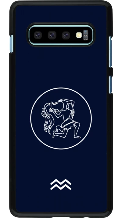 Samsung Galaxy S10+ Case Hülle - Astrologie Wassermann